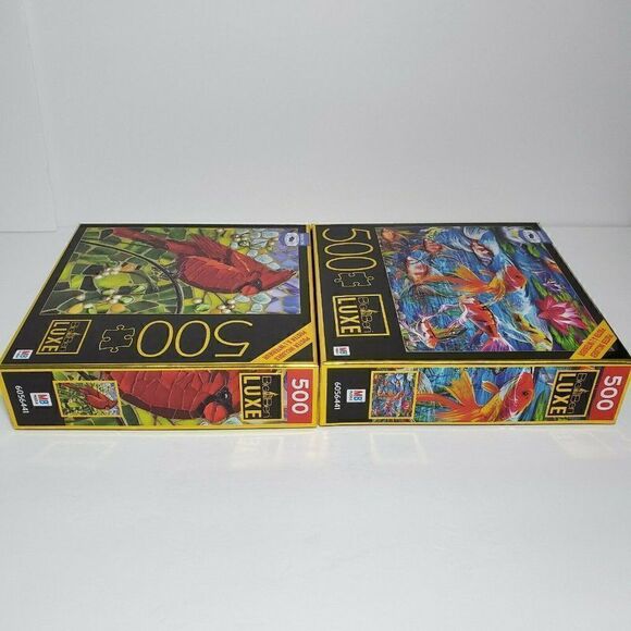 Big Ben Luxe Jigsaw Puzzles Cardinal & Koi Fish - Picture 7 of 10